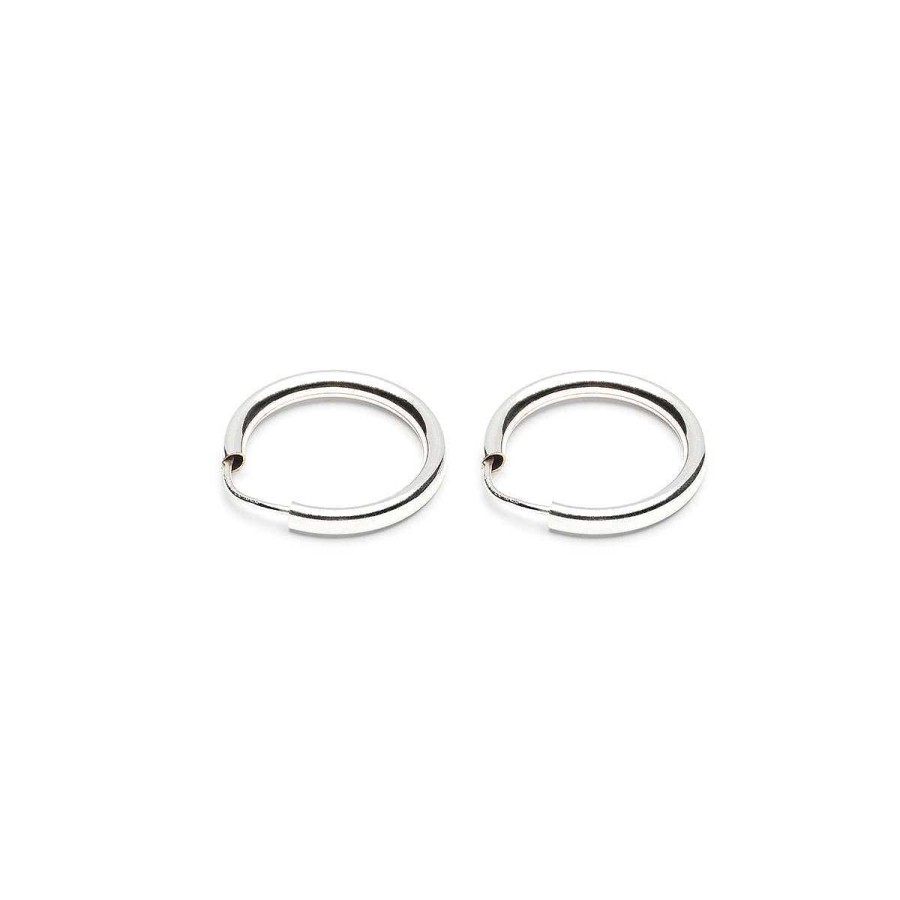 Earrings Simply Whispers | Silver Small Endless Hoop Earrings