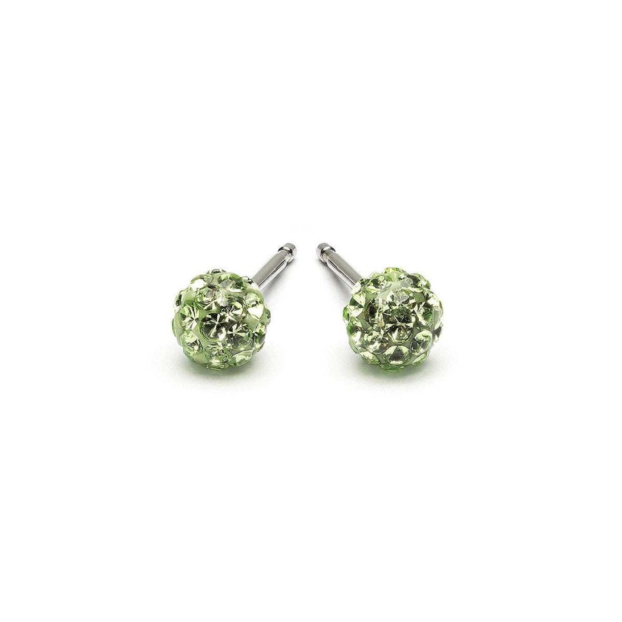 Earrings Simply Whispers | Mini Peridot Pave Earrings