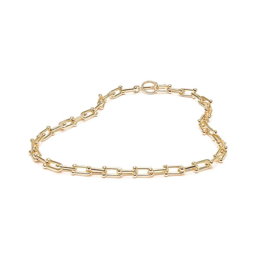 Necklaces Simply Whispers | Gold Bar Necklace