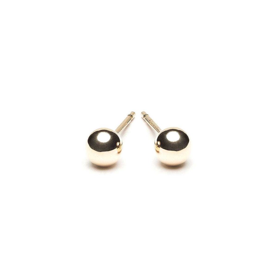 Earrings Simply Whispers | 14K Gold Stud Earrings Small Ball