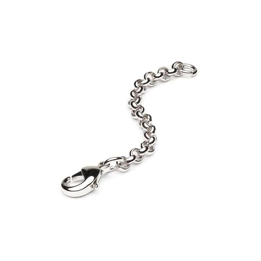 Accessories Simply Whispers | Silver Plated 2 Inch Rolo Chain Necklace Extender