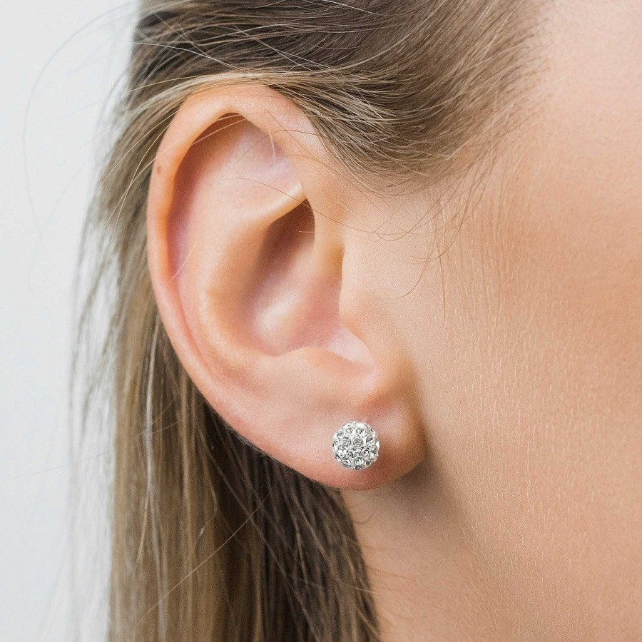 Earrings Simply Whispers | Medium Crystal Pave Earrings