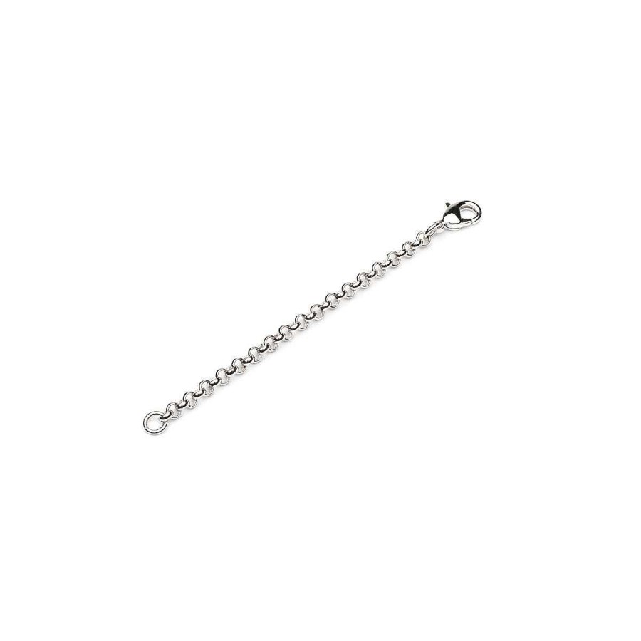 Accessories Simply Whispers | Silver Plated 3 Inch Rolo Chain Necklace Extender