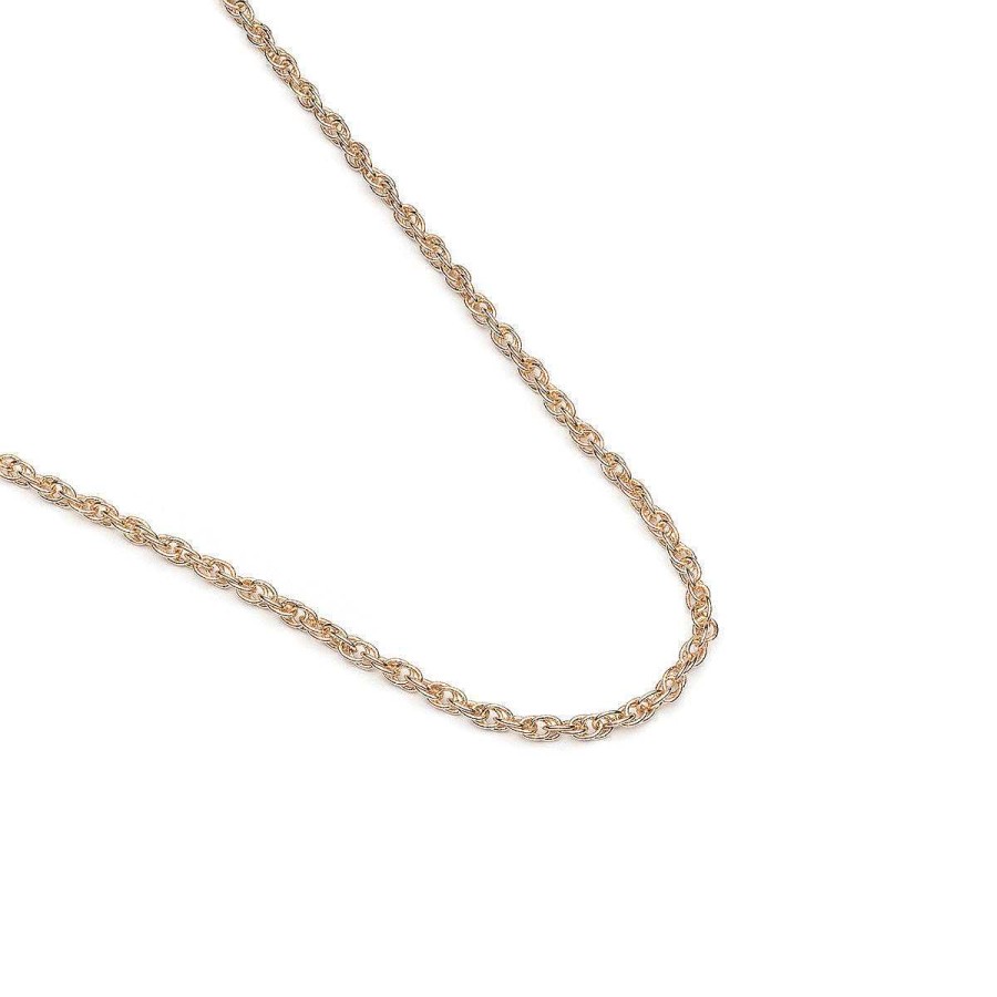 Necklaces Simply Whispers | Gold Plated 20 Inch Fancy Pendant Chain Necklace